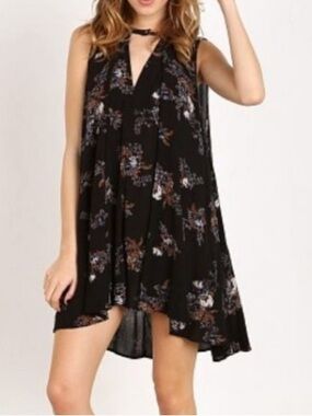 Free People Tree Swing Floral Mini Dress